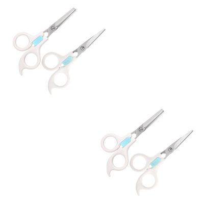 Baluue 4pcs Boys and Girls Safety Hair Clippers Hairdressing Scissors Hair Styling Tools Easy to Carry for Home and Salon