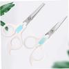 Baluue 4pcs Boys and Girls Safety Hair Clippers Hairdressing Scissors Hair Styling Tools Easy to Carry for Home and Salon view 4
