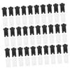 FOMIYES 60pcs Eyelash Extension Bottle Needles Blocking Tips for Lash Application Plastic and Nozzles for Salon and Home Use view 1
