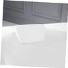 Beatifufu Bathtub Pu Bath Pillow with Suction Cups for Head and Neck Support Non-Slip Square Design for Relaxation Portable and Comfortable for Adults and White view 4