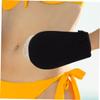 FOMIYES 1pair Self Tanning Mitt Applicator Glove Soft Material for Even Lotion Spread Sunless Tanning Black Reduces Product Waste Machine Washable Safe for Skin view 4