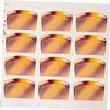 Baluue 12pcs Teeth Hair Side Combs Plastic Hair Combs for Women Styling Accessory Detangler Yellow view 2