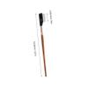 FOMIYES Precision Steel Eyelash Comb with Ergonomic Wooden Handle Multi-use Tool for Eyelash Grooming Eyebrow Combing and Separating False Lashes for Women view 2