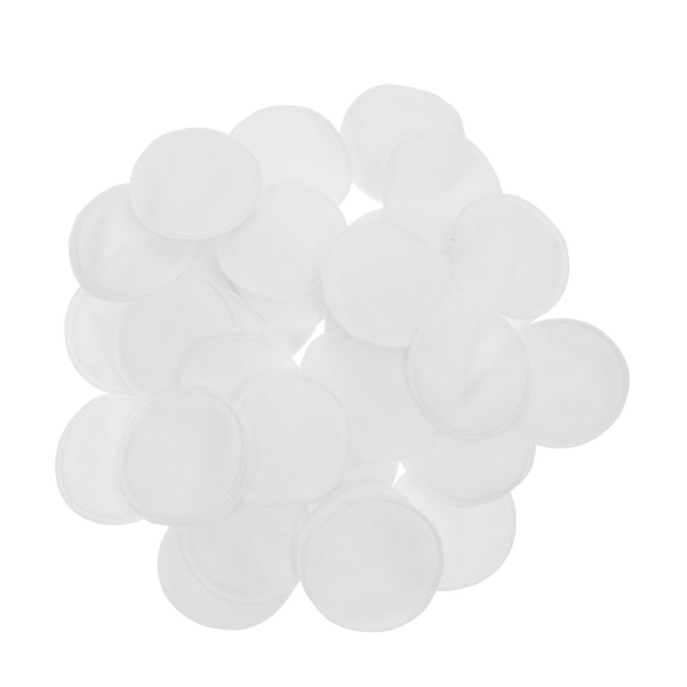 Didiseaon 100pcs Double-Sided Organic Cotton Rounds for Makeup Removal Soft and Absorbent Cleansing Pads for for Daily Use Cosmetics and Personal Care