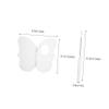 FOMIYES 1set Acrylic Makeup Mixing Palette Spatula Nail Art Cosmetic Tool for Foundation and Eyeshadow Application Easy to Clean and Portable for Professionals and Beginners view 2