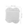 FOMIYES Household Bath Tub Headrest Pillow PVC Foam Bath for Comfortable Neck Support Easy to Clean Compact for Spa and Hotel Use view 2