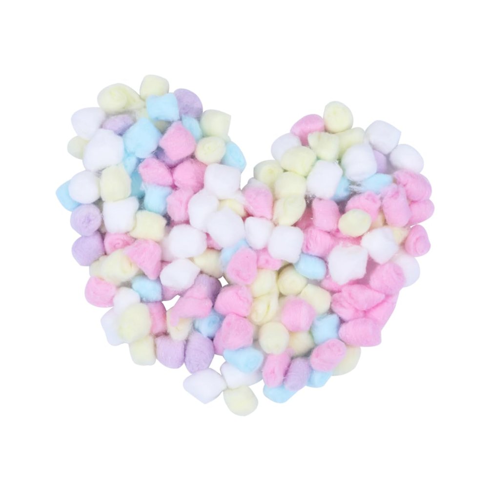 Beatifufu 1bag Cotton Balls for Makeup and Beauty Resealable Bag of Soft Absorbent Pure Cotton Facial Balls for Gentle Salon and Home Use