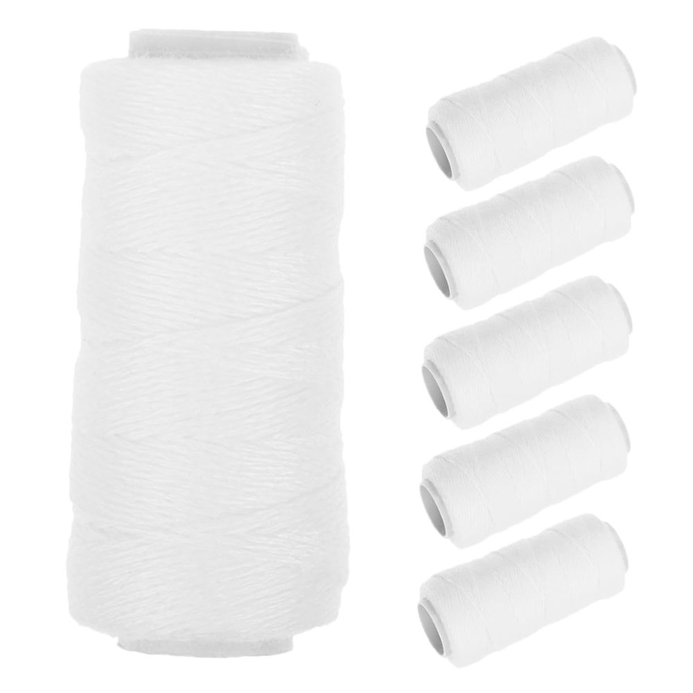 Didiseaon 6pcs Facial Hair Removal Threading Tool Cotton Thread for Eyebrow Facial Hair Easy to Use Comfortable Epilator for Smooth Skin