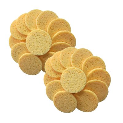 HAPINARY 20pcs Inspired Makeup Remover Pads of Soft Cotton Sponges for Face Puff for Deep Pore Cleaning