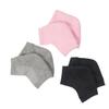 Beatifufu 3pairs Unisex Breathable Ankle Socks Moisturizing Gel Cracking Heel Protection Socks Grey view 1