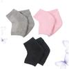 Beatifufu 3pairs Unisex Breathable Ankle Socks Moisturizing Gel Cracking Heel Protection Socks Grey view 3