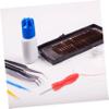 FOMIYES 10pcs Lash Extension Glue Bottle Piercing Needles Blocking Nozzle Pins Ergonomic Handle view 4