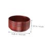 Didiseaon Elegant Wooden Shaving Bowl Shave Bowl for Men Reusable Shave Cup Men's Shaving Tool Fathers Day Present view 2
