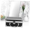 Beatifufu Aluminum Alloy Portable Makeup Case Stylish Compact Tool Box for Nail Supply Storage and Instrument Organization Durable and Lightweight Design view 2