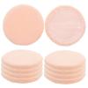 MERRYHAPY 10pcs Round Cotton Loose Velour Makeup Pads for Blusher Setting Powder and Highlighter Portable Easy to Use Makeup Tools view 1