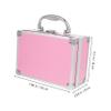 Beatifufu Aluminum Makeup Case Portable Organizer for Travel Sturdy Storage Box Makeup Organizer view 2