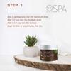 BCL SPA Jasmine Coconut 4-STEP Complete System includes a 16 oz Dead Sea Salt Soak, a 16 oz Rice Scrub, a 16 oz Moisture Mask, and a 16 oz Massage Cream for Profeesional or Home Use Made in USA view 4