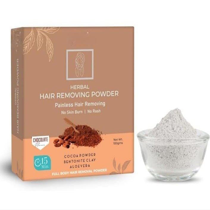 Herbal Hair Removing Powder Painless Hair Removing For Women-Easy To Use At Home-(100 Gm)