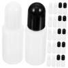 SKISUNO 20pcs Empty Dropper Bottles Portable Oil Droppers Black White Caps for Essential Oils Use Leakproof Reusable Liquid Storage Bottles view 1
