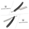 Ipetboom 2pcs Men Vintage Manual Shaver Safe Barber Tool Smooth Cutting Easy Beard Shaving view 3