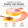 A'PIEU Honey & Milk Daily Lip Mask (Peach) - Nourishing Overnight Korean Lip Mask | Hydrating Lip Moisturizer with Honey, Propolis & Royal Jelly for Soft, Plush Lips view 2