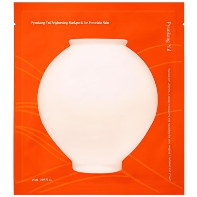 Pyunkang Yul PKY Radiance Vita Facial Mask Pack, Blemish Care with Pure Vitamin C, Improves Skin Firmness and Radiance, Adherence Gel Sheet, Vegan, Zero Irritation, Korean Skincare (10pcs)