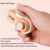 2 in 1 Electric Polishing Automatic Nail Clippers, Automatic Electric Nail Clipper, Electric Toe Nail Clippers for Adults, Nail Clipper and File with USB Rechargeable, with LED Light (2PCS-A) view 4