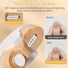 2 in 1 Electric Polishing Automatic Nail Clippers, Automatic Electric Nail Clipper, Electric Toe Nail Clippers for Adults, Nail Clipper and File with USB Rechargeable, with LED Light (2PCS-E) view 2