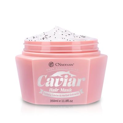 CNMOFAXIN Caviar Hair Mask, Enriched with Caviar Essence, Keratin, & Herbal Extracts for Ultimate Shine & Softness, Deep Conditioning Treatment for Dry or Damaged Hair, 11.8 fl ozSulfate-Free