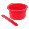 SOESFOUFU 2sets Waxing Silicone Bowl for Hair Removal Durable Non-stick Wax Warmer Liner with Mixing Sticks Capacity for Home and Salon Use view 1