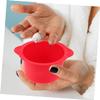 SOESFOUFU 2sets Waxing Silicone Bowl for Hair Removal Durable Non-stick Wax Warmer Liner with Mixing Sticks Capacity for Home and Salon Use view 2
