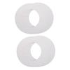 Didiseaon 40pcs Wax Warmer Pads Gaskets No Mess Spill Liners for Scented Wax Warmer view 1