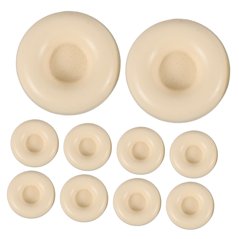 Didiseaon 10pcs Beeswax Hard Wax Blocks for Hair Removal Facial Body Waxing Gentle Efficient Hair Removal Cream