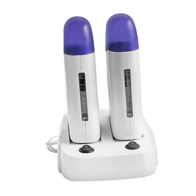 Didiseaon 1set Portable Dual Wax Melting Machine for Hair Removal Multi-functional Depilatory Wax Heater Us for Professional Personal Use and Tool