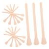 Didiseaon 100pcs Dual- Wooden Waxing Sticks Applicator for Face Eyebrow and Lip Hair Removal Tools for Body and Facial Care view 1