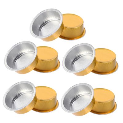 HONMEET Melting Wax Bowl Aluminum Foil 10pcs Reusable Soft Wax Pot for Hair Removal Beauty Care