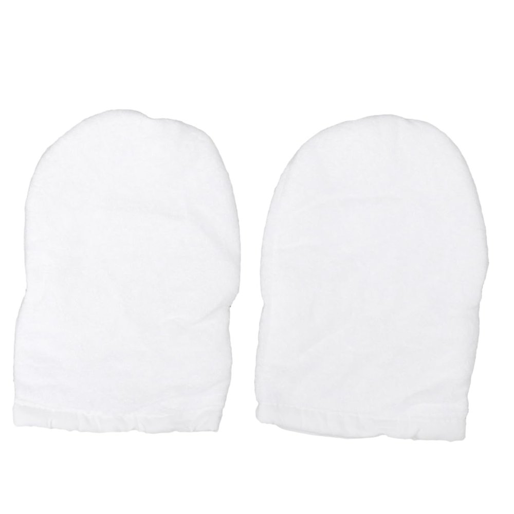 WOONEKY Paraffin Wax Gloves and Foot Covers Set Cotton Insulated Mitts for Heat Therapy Spa for Home Salon Use Moisturization and Comfort