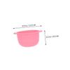 Beatifufu 3pcs Folding Silicone Bowl Hair Wax Warmer Pot for Body Hair Removal Home Beauty Care Random Color view 3