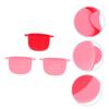 Beatifufu 3pcs Folding Silicone Bowl Hair Wax Warmer Pot for Body Hair Removal Home Beauty Care Random Color view 4