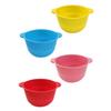 MERRYHAPY 4pcs Foldable Silicone Wax Melting Bowl for Hair Removal Nonstick Heat-resistant Wax Pots Red Yellow Blue Pink Home and Salon Use view 1