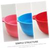 MERRYHAPY 4pcs Foldable Silicone Wax Melting Bowl for Hair Removal Nonstick Heat-resistant Wax Pots Red Yellow Blue Pink Home and Salon Use view 2
