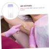 MERRYHAPY 2pcs Dehairing Wax Bottle for Home Salon Use Durable Storage Containers with Reliable Lid Design Accessories for Hair Removal Wax view 2