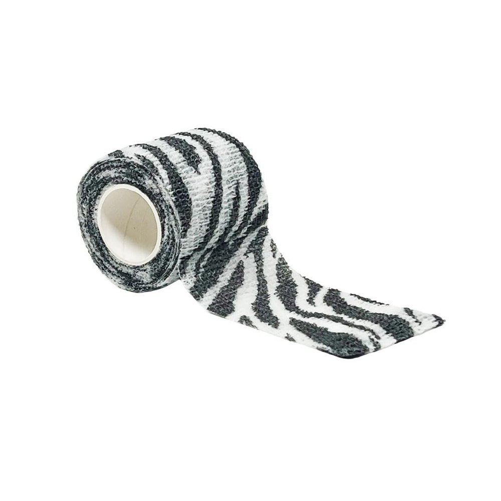 Cohesive Grip Wraps by Tle Beauty - Box of 12 - Zebra Print