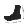 MERRYHAPY 2pcs Moisturizing Foot Socks for Men Cracked Heel Repair Socks Softening and Hydrating for Rough Skin Cotton Blend for Comfortable Feet Care Black view 3