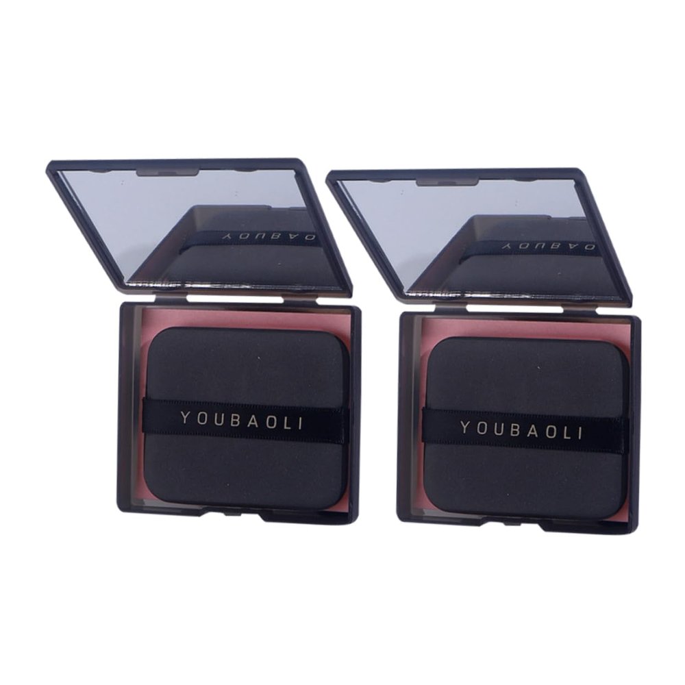 SKISUNO 2sets Oil Blotting Sheets for Face Sensitive Skin Friendly Portable Travel Makeup Mirror Puff