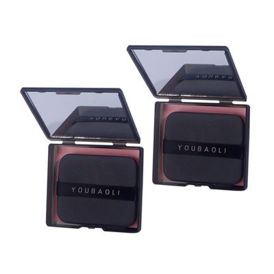 minkissy 2sets Face Oil Blotting Sheets with Mirror Case and Puff Oil Absorbing Papers for Oily Skin Convenient and Portable Face Cleaning for Makeup Touch-ups