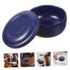HONMEET Men's Shaving Kit Essential Shaving Soap Bowl Shaving Mug Reusable Shave Bowl for Smooth Grooming view 2