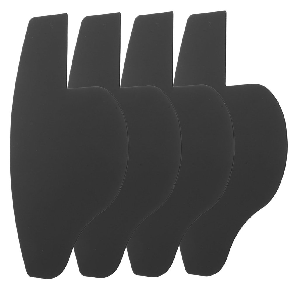 PAMINGONO 4pcs Hairline Enhancing Card Beard Template for Men Hairline Design Tool Plastic Material