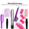 HONMEET 4pcs Hair Brush Cleaning Tool Comb Cleaner Tool Rake Comb Cleaning Hair Brush Clean view 2