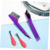 HONMEET 4pcs Hair Brush Cleaning Tool Comb Cleaner Tool Rake Comb Cleaning Hair Brush Clean view 3